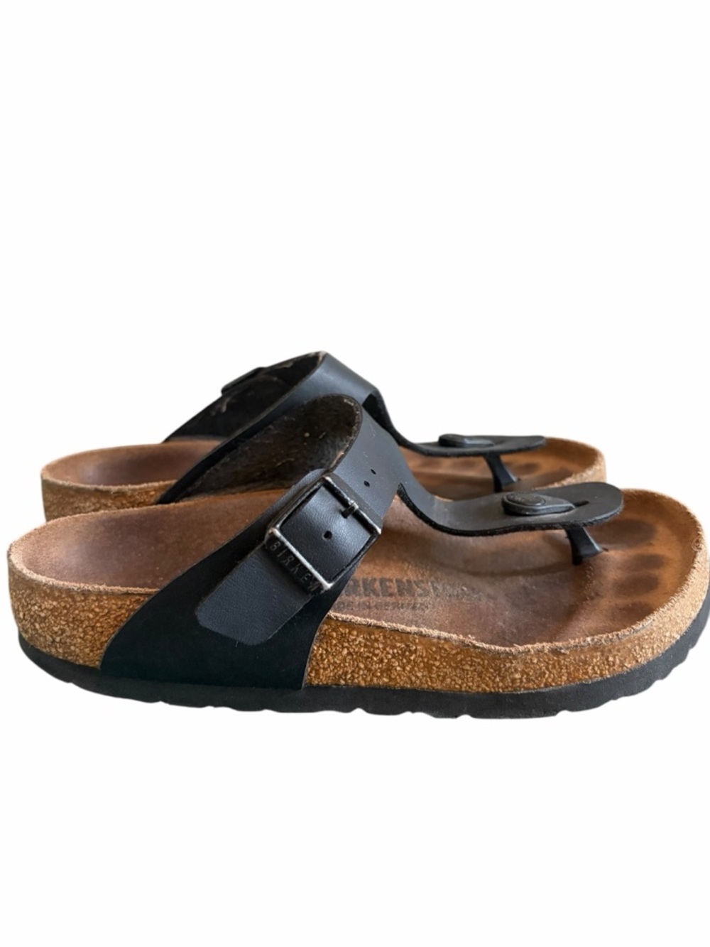 Birkenstock Gizeh In Black Birko-Flor - Picture 5 of 13